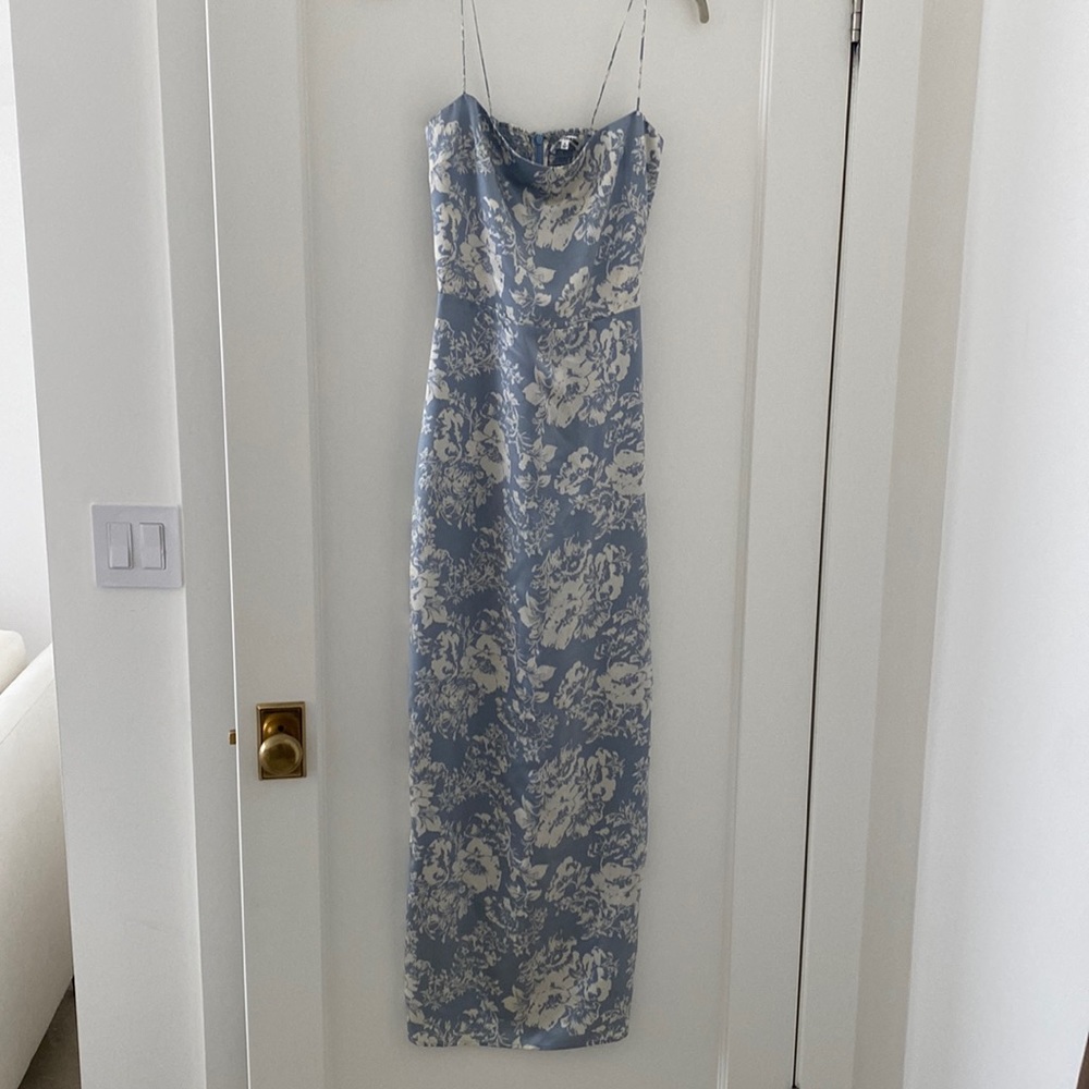 Reformation Frankie Silk Dress